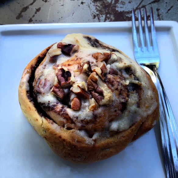 Cinnamon Roll at Cafe Crespin 